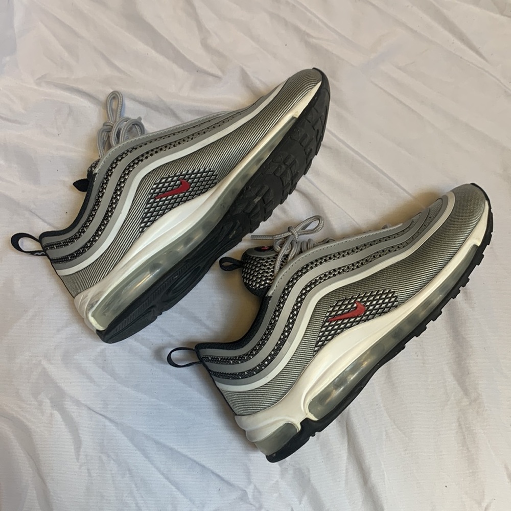 Nike Air Max 97 Ultra 17 Metallic Silver GS - Picture 4 of 8